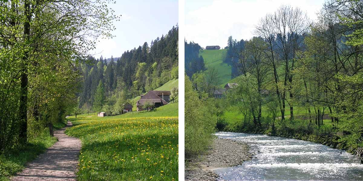 Wanderung Langnau Trubschachen Wiggen