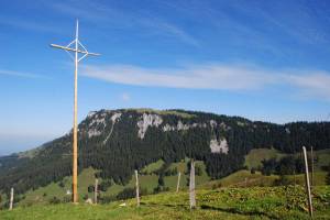 Chrüzhütten Blick zur Musenalp