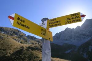 Wanderung Grimmialp - Scheidegg - Blankenburg