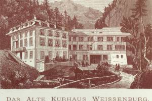 Weissenburgbad historische Darstellung