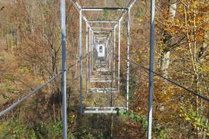 Hängebrücke Ebligen demontiert