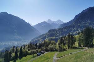 Abendberg Interlaken Aussicht nach Gsteigwiler