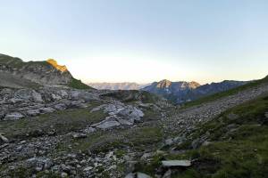 Zwischen Hohkien und Rota Härd