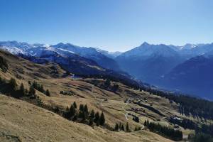 Wanderung Brünig - Gibel Sicht ins Haslital