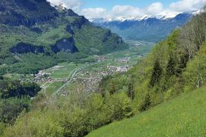 Hasliberg Blick nach Meiringen