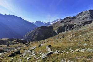 Wanderung Arolla - Cabane des Aiguilles Rouges - Pra Gra