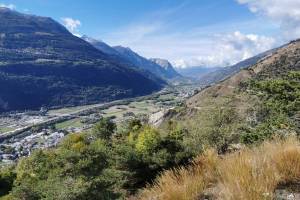 Raron Aufstieg zum Höhenweg Lötschberg-Südrampe