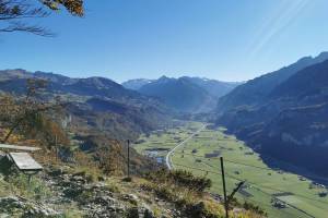 Tschuggen Aussicht ins Haslital