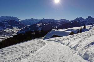 Winterwanderung Schönried - Rellerli - Hugeligrat