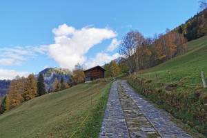 Wanderung Grengiols - Ernen - Fürgangen historischer Verkehrsweg bei Ried