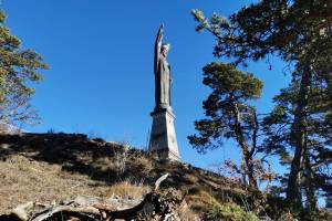 Le Châtelard Lens Christ-König-Statue