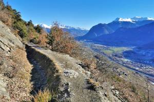 Wanderung Chermignon - Lens - Le Châtelard