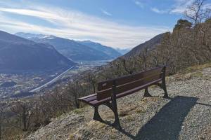 Wanderung Chermignon - Lens - Le Châtelard