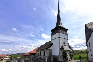 Wallfahrtskapelle Berlens Wanderung Sorens - Berlens - Romont