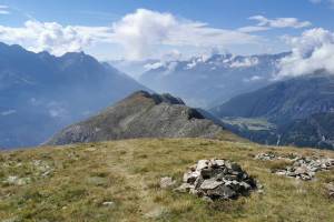 Piz Campasc Gipfelsicht zum Valposchiavo