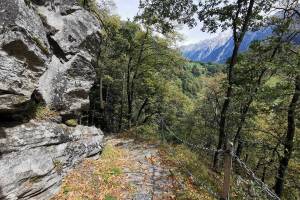 Aufstieg von Caccior nach Soglio