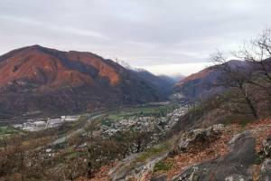 Tegna Castelliere preistorico Blick ins Melezza-Tal