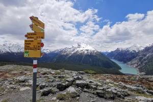 Aufstieg zum Munt la Schera; Lago di Livogno