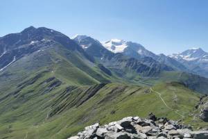 Gipfelsicht vom Mont Brûlé Richtung Süden