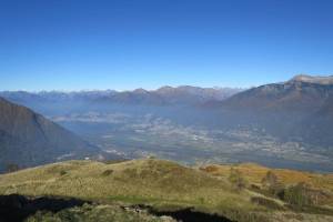 Cima di Medeglia Blick Richtung Norden Locarno