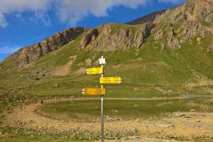 Wanderung Rinderhütte - Restipass - Lauchernalp