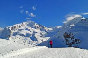 Winterwanderung Zermatt Riffelberg