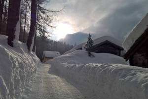 Winterwanderung Zermatt Riffelalp