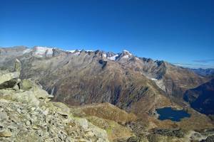 Sidelhorn Gipfel Sicht auf Grimselpass