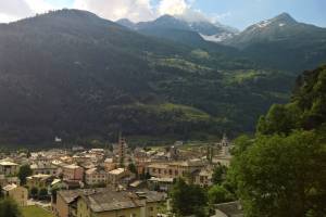 Sotsassa Aussicht auf Poschiavo