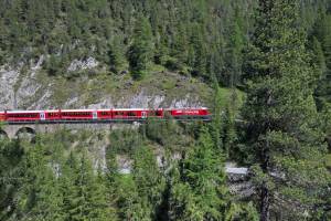 Rhätische Bahn im Albulatal